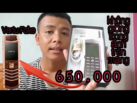 Đập hộp chiếc điện thoại Vertu Fake đặt mua qua mạng 650k và cái kết cay cú