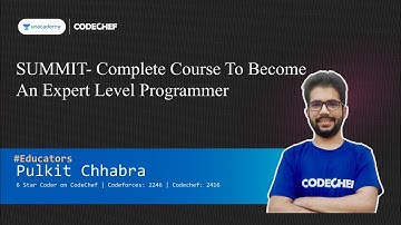 SUMMIT- Complete Course To Become An Expert Level Programmer || Pulkit Chhabra