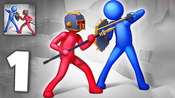 Stickman Epic Dice Battle - Gameplay Walkthrough Part 1 - Casual Games To Play (iOS, Android)