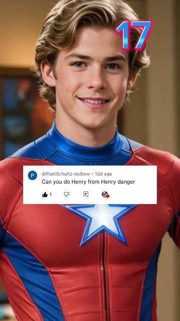 Henry from Henry Danger time lapse 3-70 yr old! #ai #request #