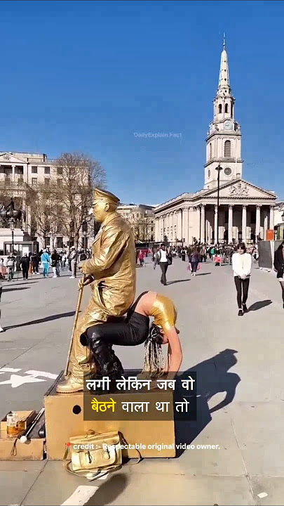 Statue Man Surprised Everyone😱 #shorts