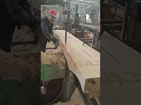 Processing wooden boards to make houses