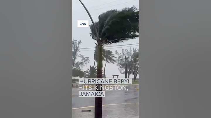Hurricane Beryl hits Jamaica #shorts #storm #news