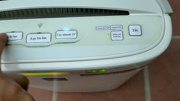 Bàn giao và Hướng dẫn sử dụng máy lọc không khí có BÙ ẨM Nhật nội địa Sharp KC-Y65