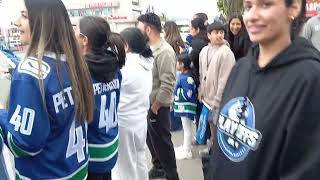 VANCOUVER CANUCKS RAW+ UNCUT footage of tonight's INSANE  ROUND 1 WIN‼️ #vancouvercanucks #viral