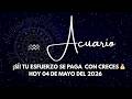 ♒ ACUARIO ¡DINERO Y PODER! 💰 El aviso de éxito que te libera ahora mismo