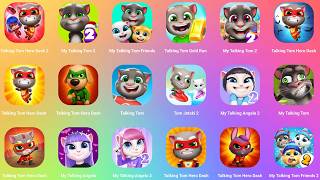 Talking Tom Hero Dash 2,My Talking Tom 2,My Talking Tom Friends,Talking Tom Gold Run,My Talking Tom