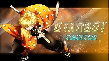 Demon Slayer "Zenitsu agatsuma⚡" - Starboy Edit Clips+Remapping | Twixtor - The Edits 94