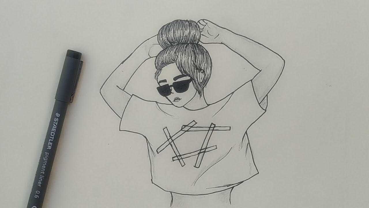Como desenhar Garota Tumblr | COMO DIBUJAR UNA CHICA TUMBLR - thptnganamst.edu.vn