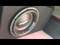 For-x 412 d2 1200 RMS Subwoofer Slow Motion Excursion - Ağır Çekim Esneme