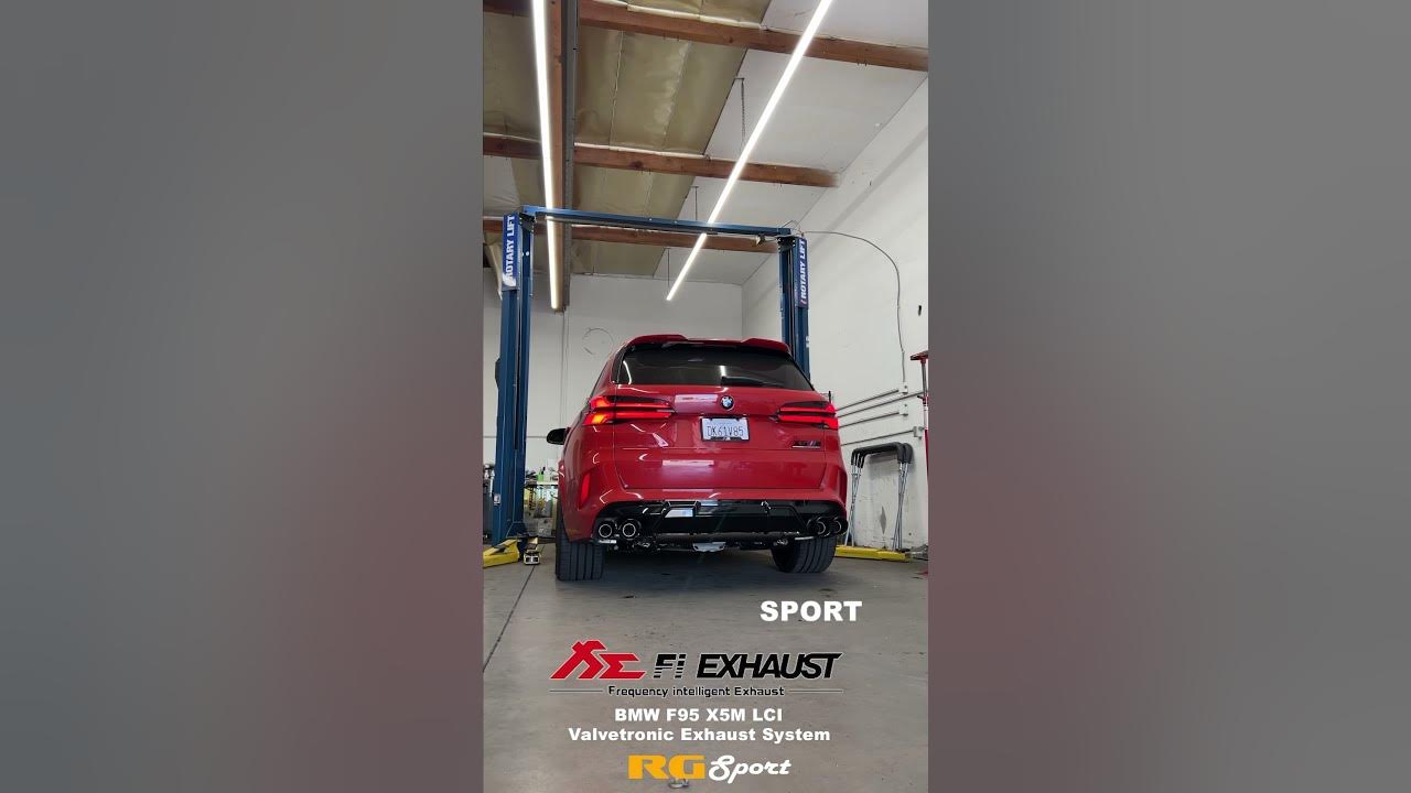 Fi Exhaust full catback with Diamond Black tips for BMW F95 LCI X5M