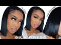 HOW TO SILK PRESS NATURAL HAIR AT HOME | No Frizz /Anti-Humidity | Beginner Friendly