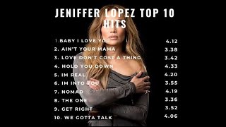 JENNIFER LOPEZ TOP 10 HITS