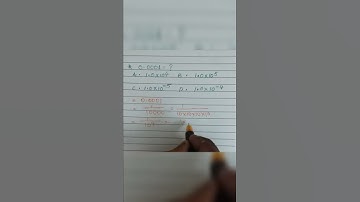 0.0001=? II Express in exponent from