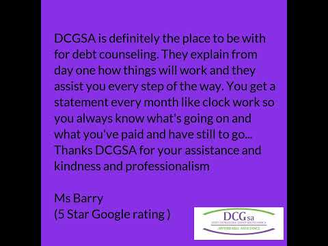 Debt review explained by a professional debt counsellor. Client Review.