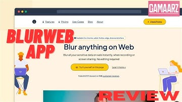 Blurweb App Review, Demo + Tutorial I Blur sensitive data on web, when recording or screen sharing