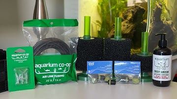 Aquarium Co-Op Unboxing! Sponge Filter Setup and Review!