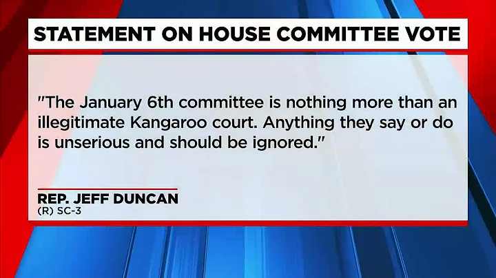 U.S. Rep. Jeff Duncan weights in on results of Jan...
