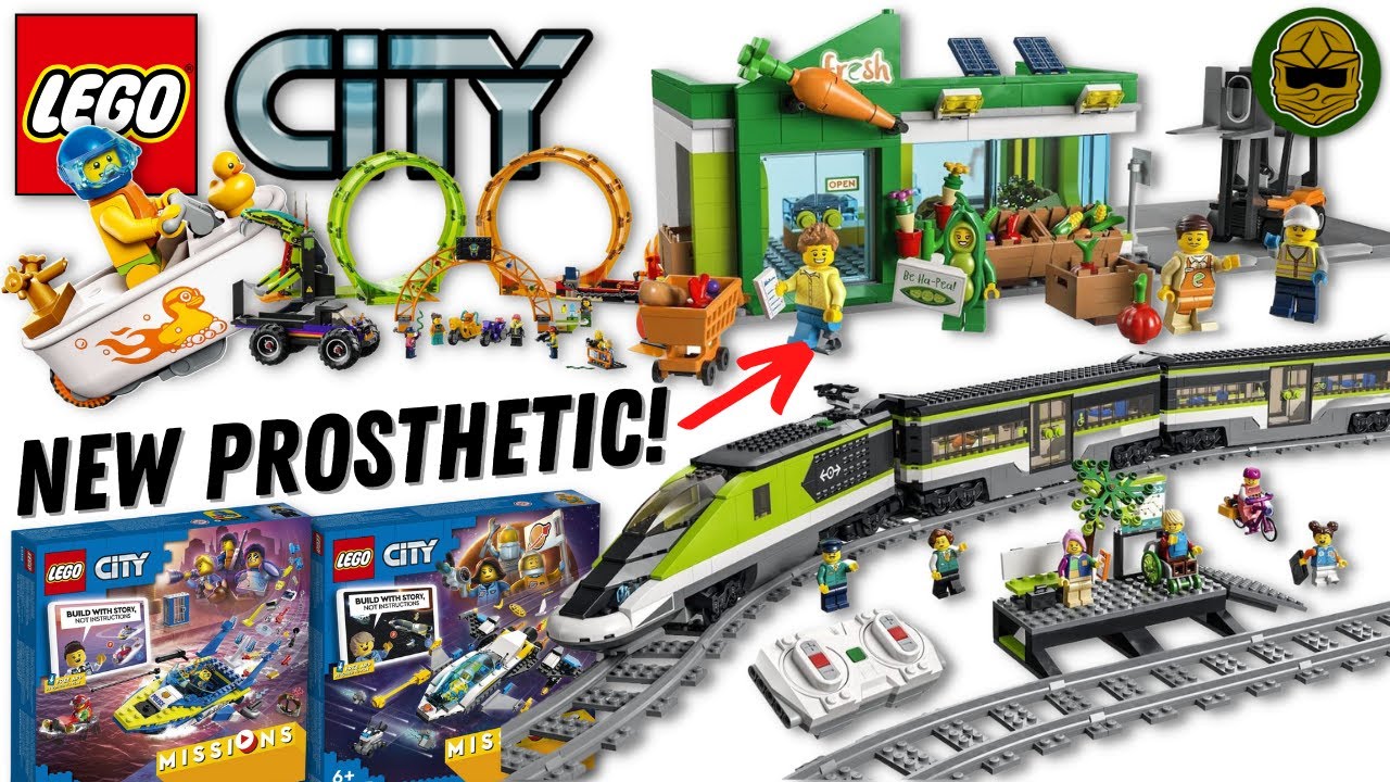 All LEGO City Train Sets Summer 2022 Compilation/Collection Speed