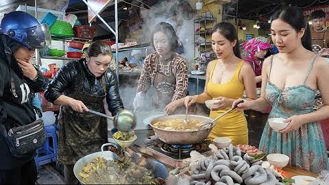 AANTREKKELIJKE KEUKEN OP BAC HA MARKET, de grootste in het noordwesten, vol heerlijke en aantrekk...