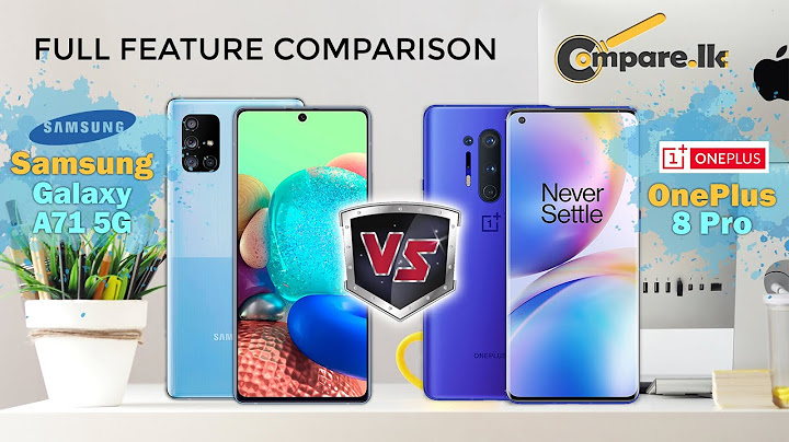 Oneplus 8 5g vs samsung galaxy a71 5g