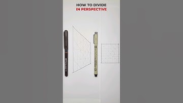 Drawing Tips How to Divide in perspective lifehacks #shorts