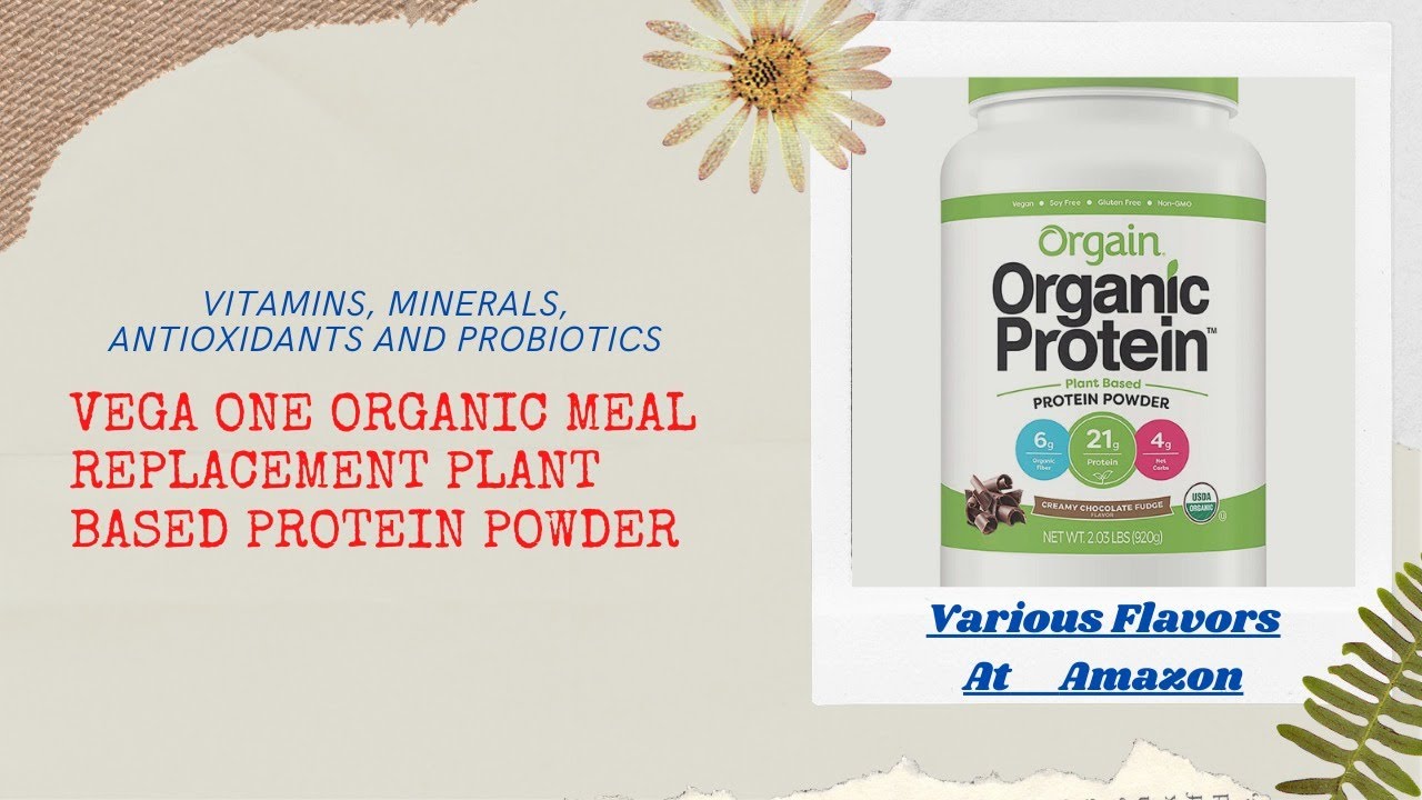 Organic Plant Based Protein Powder Orgain Organic