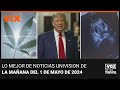 Lo mejor de noticias univision de la maana  mircoles 1 de mayo de 2024