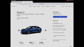 Tesla Model 3 Ordering - Tesla UK - The ordering Process