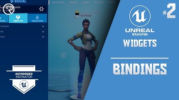 Unreal Engine 5 Tutorial -  Widgets Part 2: Bindings