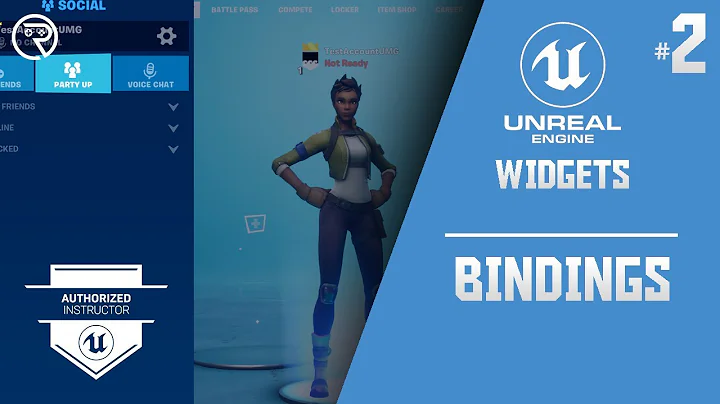 Unreal Engine 5 Tutorial -  Widgets Part 2: Bindings