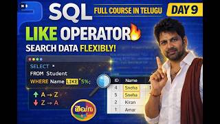 SQL Full Course in Telugu | Day 9 | ORDER BY Clause Explained | Sorting Data Easily 🔥
