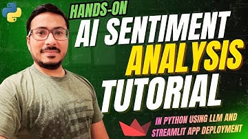 Bouw een AI-app voor sentimentanalyse met Python en Streamlit (volledige praktische handleiding v...