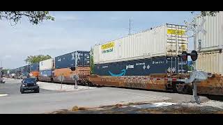 CSX I142 mostly domestic Containers and one Autorack. Portland, TN. 196 axles. 4/27/24 by The Maverick Railroader  100 views 2 weeks ago 2 minutes, 49 seconds