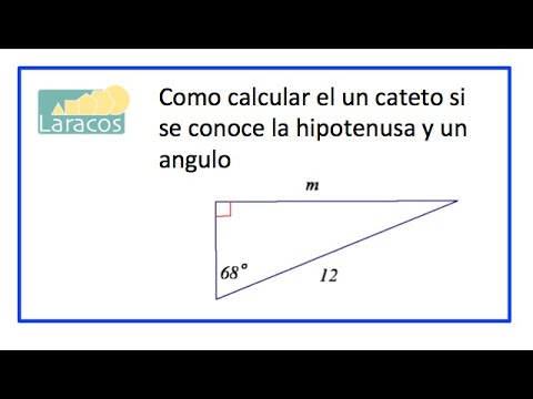 Hallar Los Catetos Conocemos La Hipotenusa Y Un Angulo Trigonometria Images