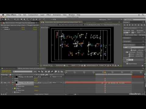 Animate Handwriting with the After Effects Stroke effect