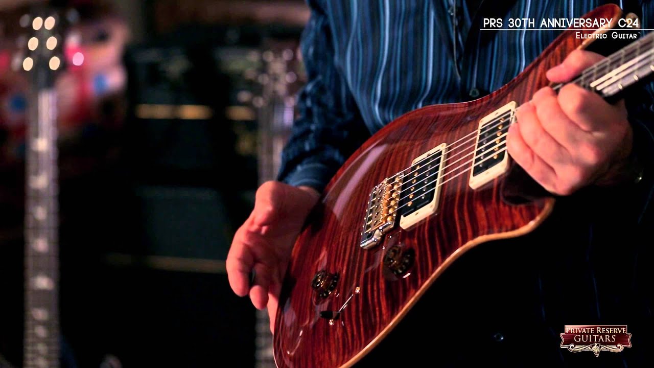 PRS 30th Anniversary Custom 24 Electric Guitar - YouTube