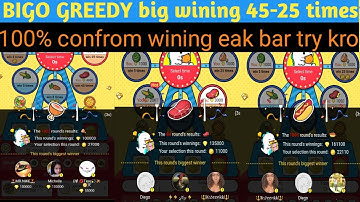 bigo greedy | bigo greedy big win | bigo greedy software | bigo greedy winning tricks | bigo live