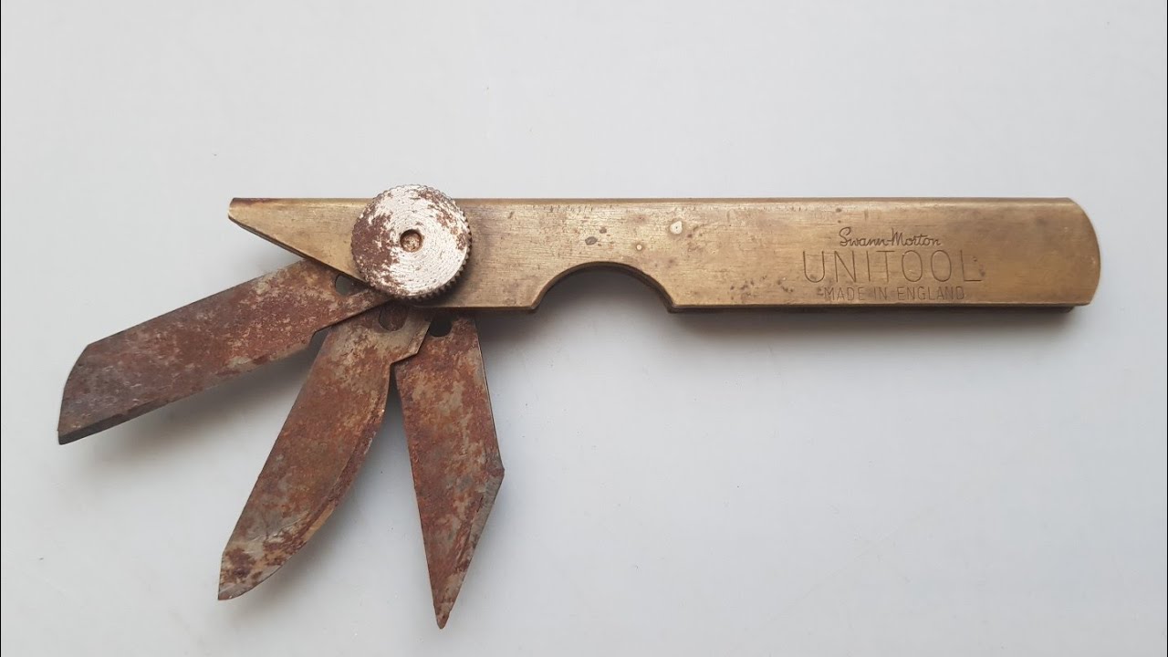 Restoring a vintage Swann Morton Unitool craft knife YouTube