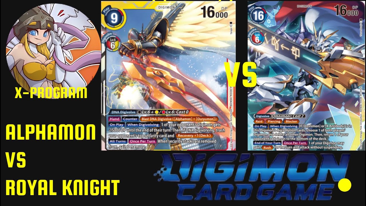Alphamon VS Royal Knight // Digimon TCG Ver 2.5