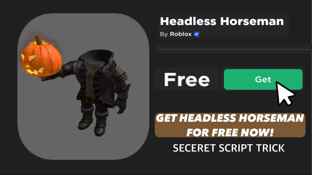 GUYS THE HEADLESS HORSEMAN IS FREE RN GO BUY IT : r/GoCommitDie