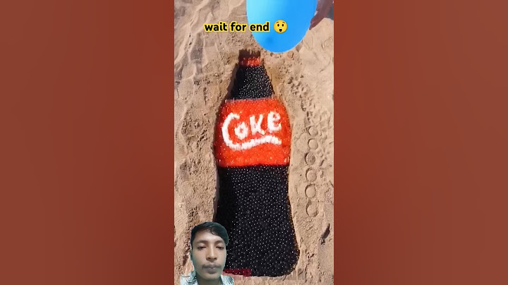 Coca-Cola Water Beads Logo 😯 #shorts #shortsfeed #funny #trending #viral #trendingshorts