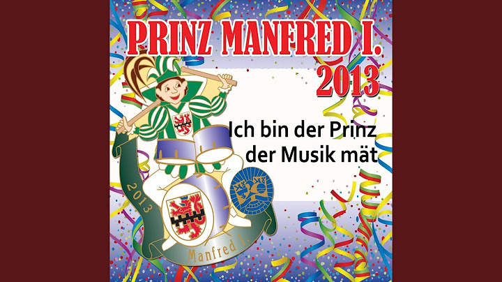 Ich bin der Prinz der Musik mät