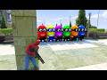 GTA 5 Epic Ragdolls RED SPIDERMAN VS RED MINION VS GREEN MINIONEuphoria Physics &amp; Funny Fails EP#1