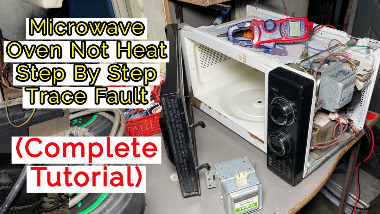 How to do trace faul complete test step by step microwave oven in