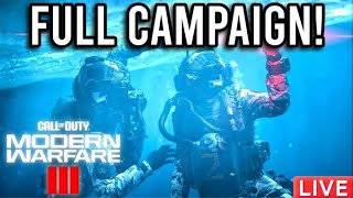 Modern Warfare 3 FULL CAMPAIGN AND STORY GAMEPLAY!