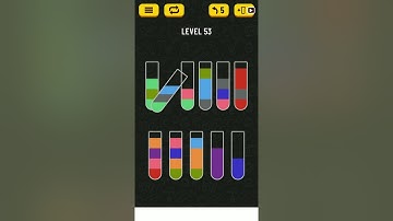 water sort puzzle level 53 | walkthrough solution | Mini Gamer World