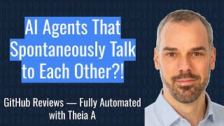 AI Agents That Spontaneously Talk to Each Other?! Automating GitHub Reviews with Theia AI