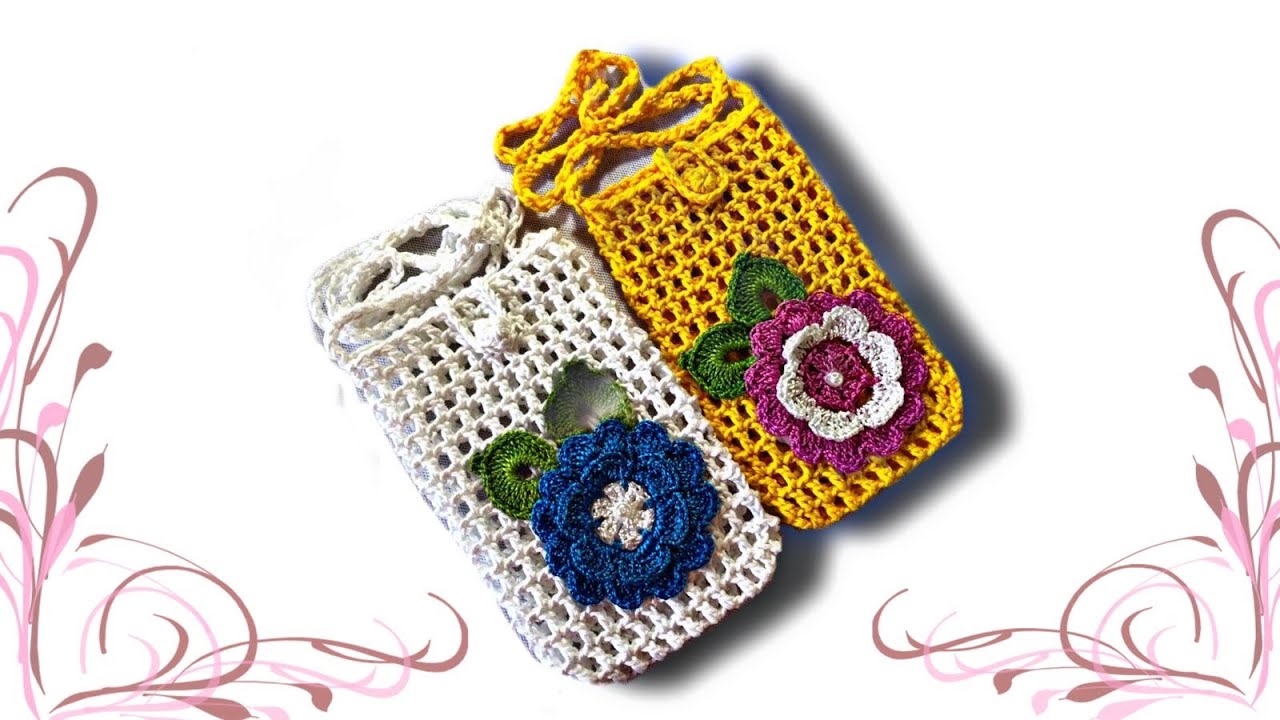 Bolsinha porta celular 💕