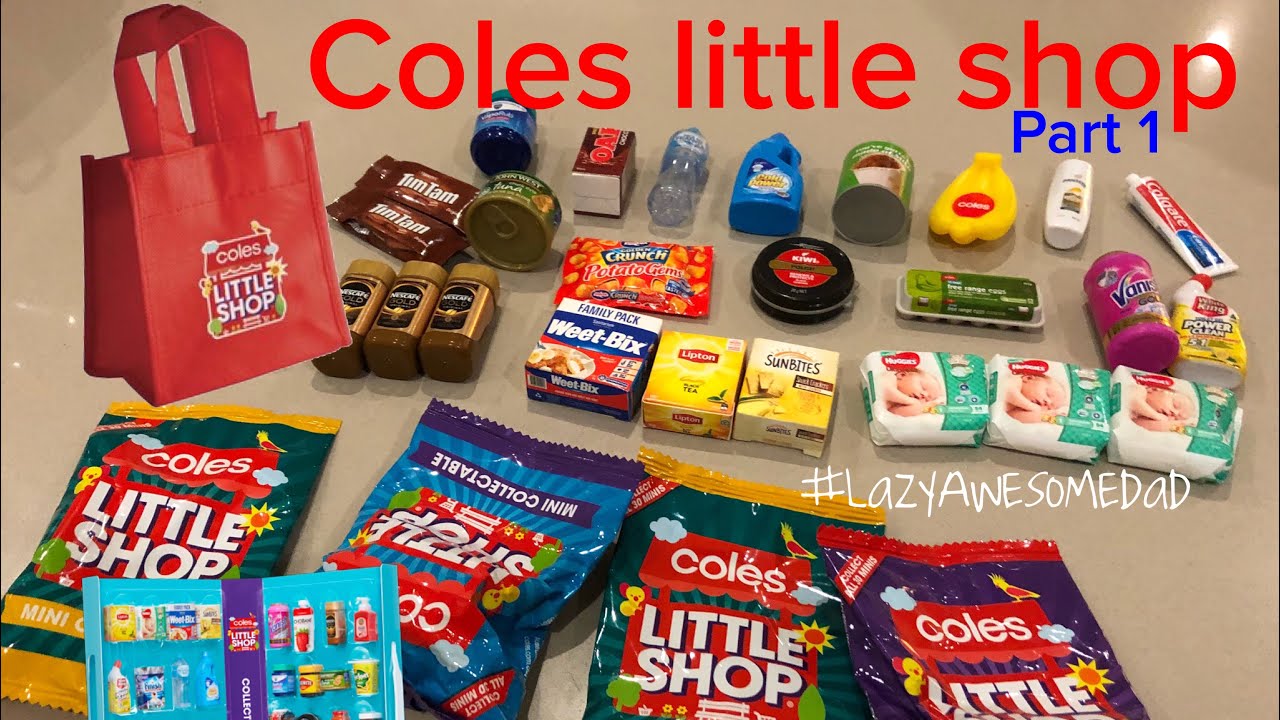CHRISTMAS EDITION! Unopened Australian Coles Little Shop Mini Collectable 